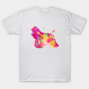 American Cocker Spaniel Dog Watercolor Painting T-Shirt